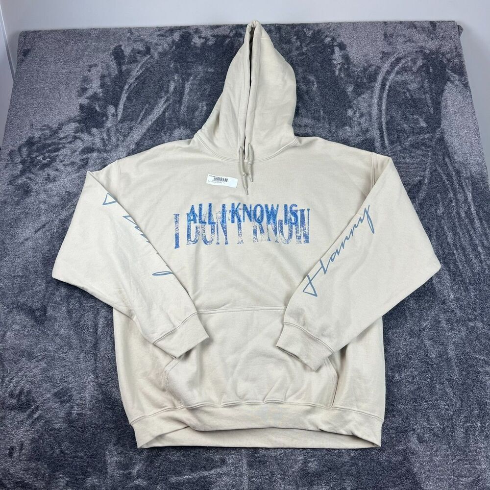 Harry Hudson All I know Hoodie Sweatshirt Men's XL Rare Piece NWT